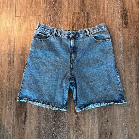men’s y2k medium wash route 66 jorts size 38 - Picture 1 of 5